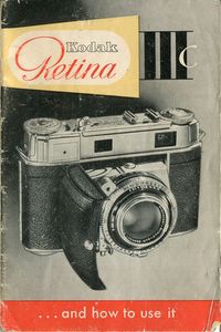 Kodak Retina IIIc small c instruction manual
