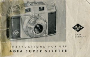 Agfa Super Silette instruction manual