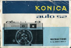 Konica Auto S2 instruction manual