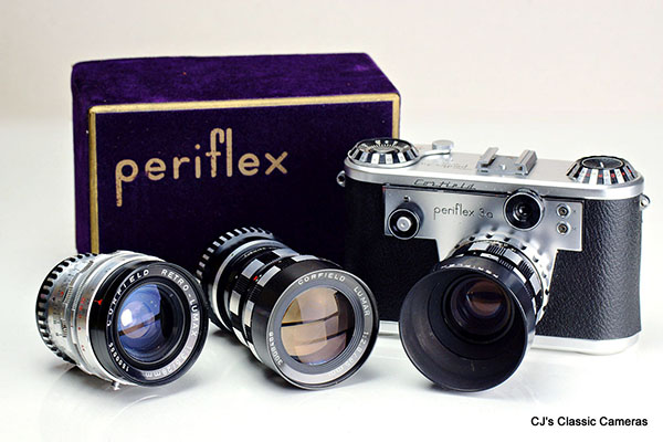 Corfield Periflex 3a Lumar 95mm Retro-Lumax 28mm photo